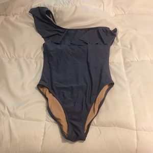 J.Crew Blue One Piece Swimsuit